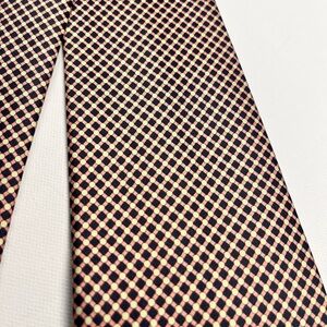 Tie- Handmade 100% Silk Black, Pink & Cream, Academia, Quiet Luxury